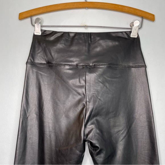 SOLD Bagatelle Faux Leather Leggings Women’s XS Full Length Black Vegan - Picture 7 of 15